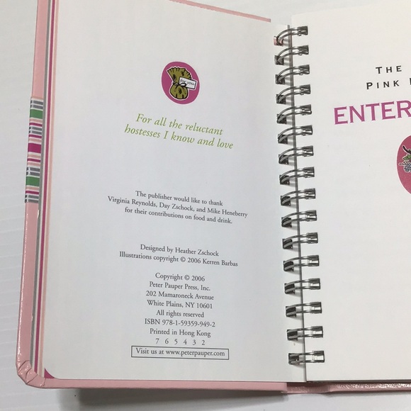 The Little Pink Book of Entertaining Peter Pauper Press 2006 - Picture 4 of 10